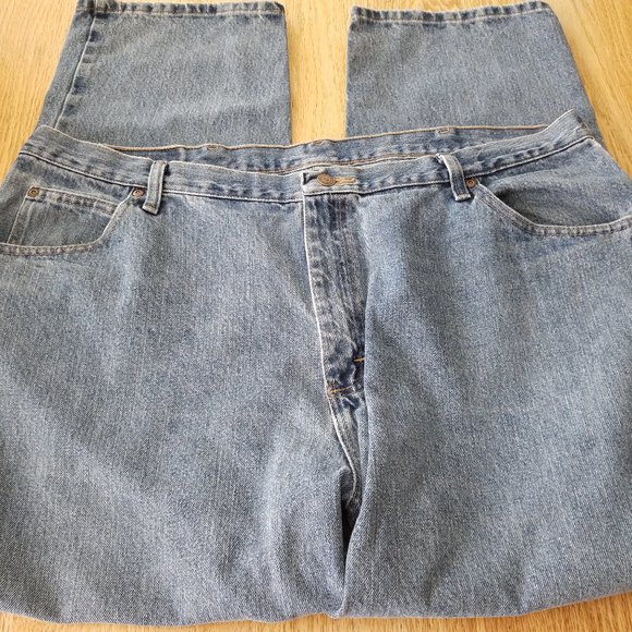 Wrangler Mens Jeans Regular Fit 42/30 Work Casual - Picture 2 of 8